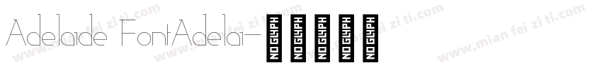 Adelaide FontAdelai字体转换